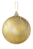 Hand Painted Shatterproof Bauble Design 23 (12 Pack)