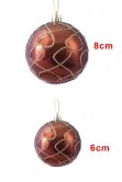 Hand Painted Shatterproof Bauble Design 26 (12 Pack)