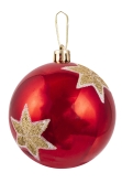 Hand Painted Shatterproof Bauble Design 32 (12 Pack)