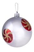 Hand Painted Shatterproof Bauble Design 39 (12 Pack)