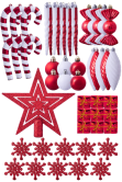 The Red & White 52pc Accessories Set