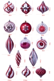 The Red & Silver Bauble 16pc Feature Set