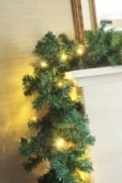 The 270cm Pre-lit Connectable Plain Garland