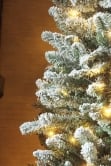 The Pre-lit 6ft Snowy Pencil Tree