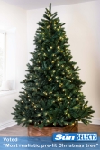 The 6ft Ultra Devonshire Fir Pre-lit with Warm White/Multicoloured Colour change LEDs