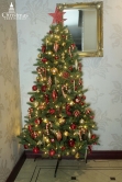 The 4ft Pre-lit Ultra Devonshire Half Tree Warm White Lights