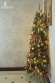 The 4ft Pre-lit Ultra Devonshire Half Tree Warm White Lights