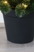 The 4ft Pre-lit Majestic Dew Pine Potted Tree (Indoor/Outdoor)