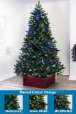 The 6ft Ultra Devonshire Fir Pre-lit with Warm White/Multicoloured Colour change LEDs