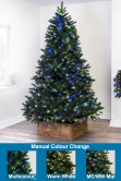 The Ultra Devonshire Fir Pre-lit with Warm White/Multicoloured LEDs (4ft to 12ft)