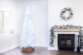 The Pre-lit 4ft White Italian Pencilimo Tree