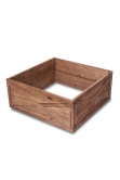 Natural Brown Wooden Christmas Tree Skirt (Fits 7ft-9ft Trees)
