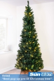 7ft Pre-Lit Pop Up Tree
