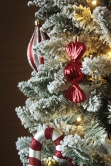The Pre-lit 6ft Snowy Pencil Tree