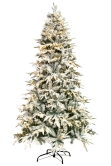 The 12ft Pre-Lit Snowy Alpine Tree Warm White