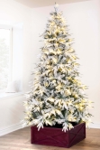 The 4ft Pre-Lit Snowy Alpine Tree Warm White