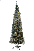 The Pre-lit 6ft Snowy Pencil Tree