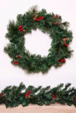 The Majestic Dew Pine Wreath (45cm-60cm)