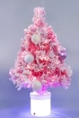 The 60cm Baby Pink LED Fibre Optic Tree