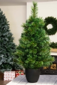 The 3ft Majestic Dew Pine Potted Tree (Indoor/Outdoor)