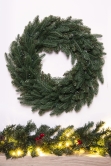 The 50cm Ultra Mixed Pine Wreath