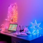Twinkly Candies – 100 Pearl-shaped RGB LEDs, Clear Wire, USB-C