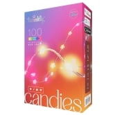 Twinkly Candies – 100 Star-shaped RGB LEDs, Clear Wire, USB-C
