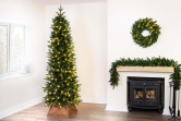 The 7ft Pre-lit Ultra Slim Mixed Pine