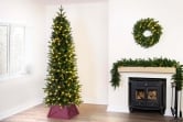 The 7ft Pre-lit Ultra Slim Mixed Pine