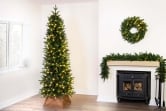 The 8ft Pre-lit Ultra Slim Mixed Pine