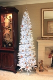 The Pre-Lit White Italian Pencilimo Tree