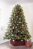 The 196pc Red & Silver Full Heavy Coverage Bauble Set (7ft trees)