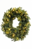 The Pre-lit Vivace Pine Wreath (50cm-60cm)