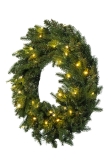 The Pre-lit Vivace Pine Wreath (50cm-60cm)