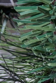 50cm Decorated Mixed Pine Wreath with Red Green & Black Baubles