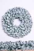 Flocked Extra Wide Arbor Vitae Wreath (60cm - 150cm)