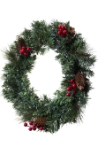 The Majestic Dew Pine Wreath (45cm-60cm)