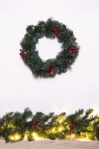 The 45cm Majestic Dew Pine Wreath