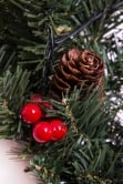The Pre-lit 45cm Majestic Dew Pine Wreath