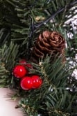 The Pre-lit Majestic Dew Pine Wreath (45cm-60cm)