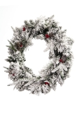 The 60cm Snowy Alpine Wreath