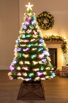 The 5ft Vesuvius Fir Fibre Optic Christmas Tree