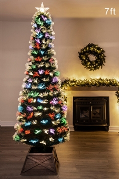Asda fibre top optic christmas trees