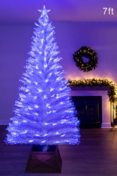 Asda fibre top optic christmas trees