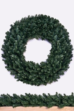 120cm Extra Wide Arbor Vitae Wreath
