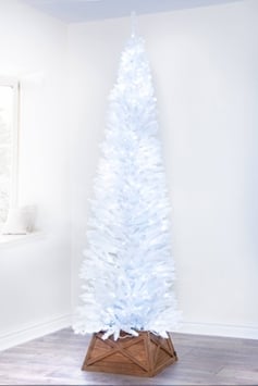 The Pre-lit 4ft White Italian Pencilimo Tree