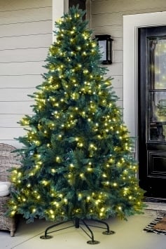 The 8ft Pre-lit Outdoor Woodland Pine Tree