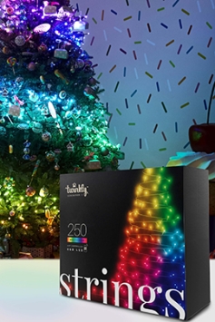 250 RGB Twinkly App-Controlled String Lights