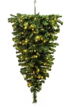 The 4ft Pre-lit Hanging Upside Down Tree