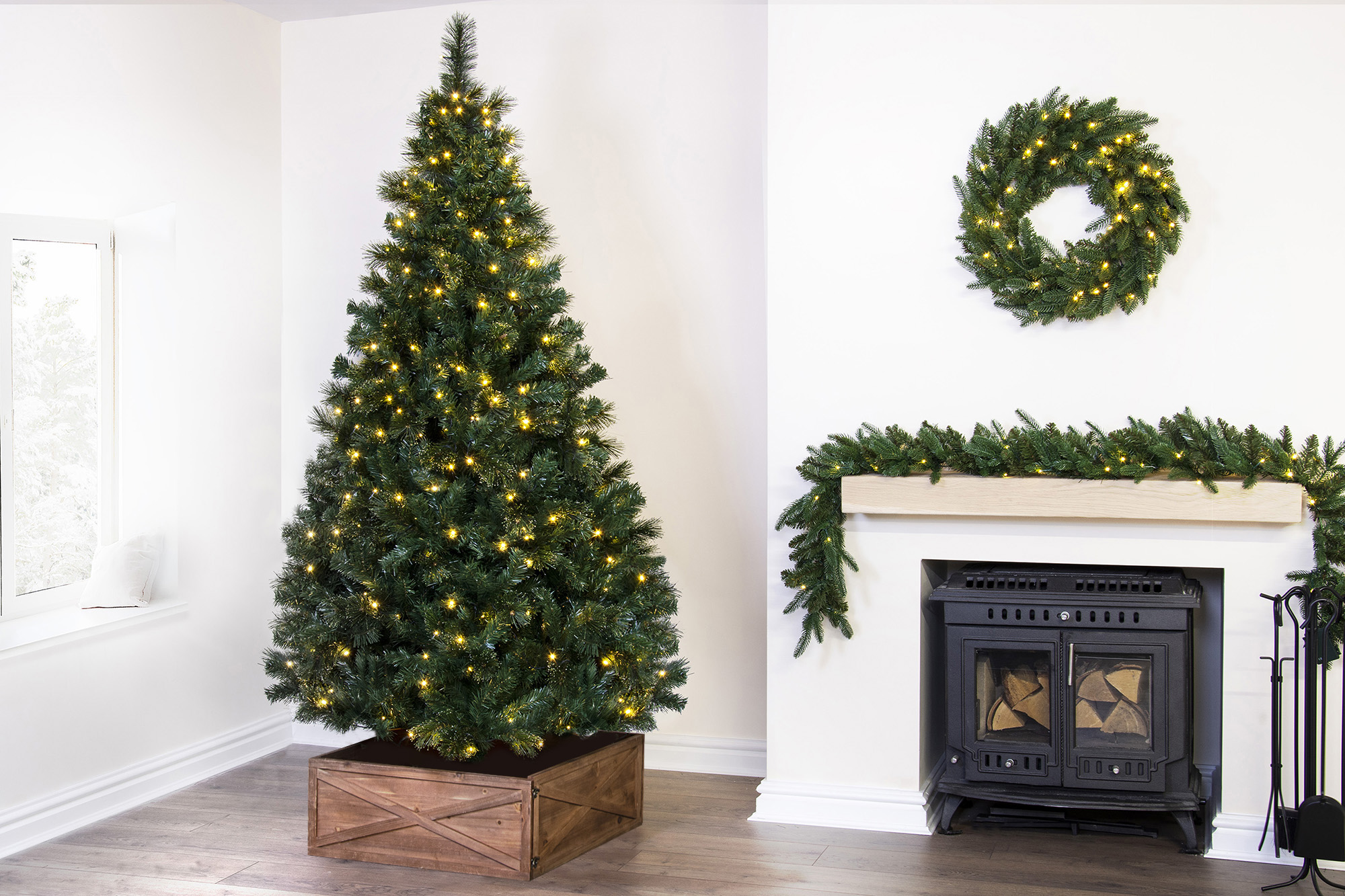 5ft Pre-lit Majestic Dew Pine Tree | Christmas Tree World